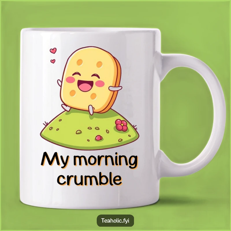 Funny Tea Biscuit Mug: Laughing Roll Design for a Hilarious Treat Gift