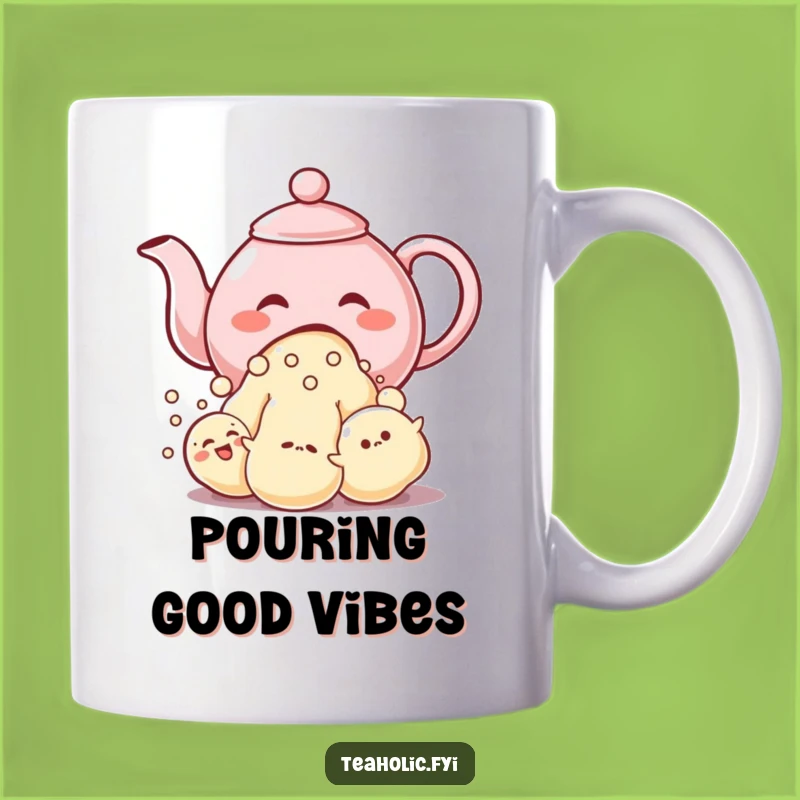 Funny Teapot Bubbles Mug: Giggles Galore, Hilarious Entertainment Gift