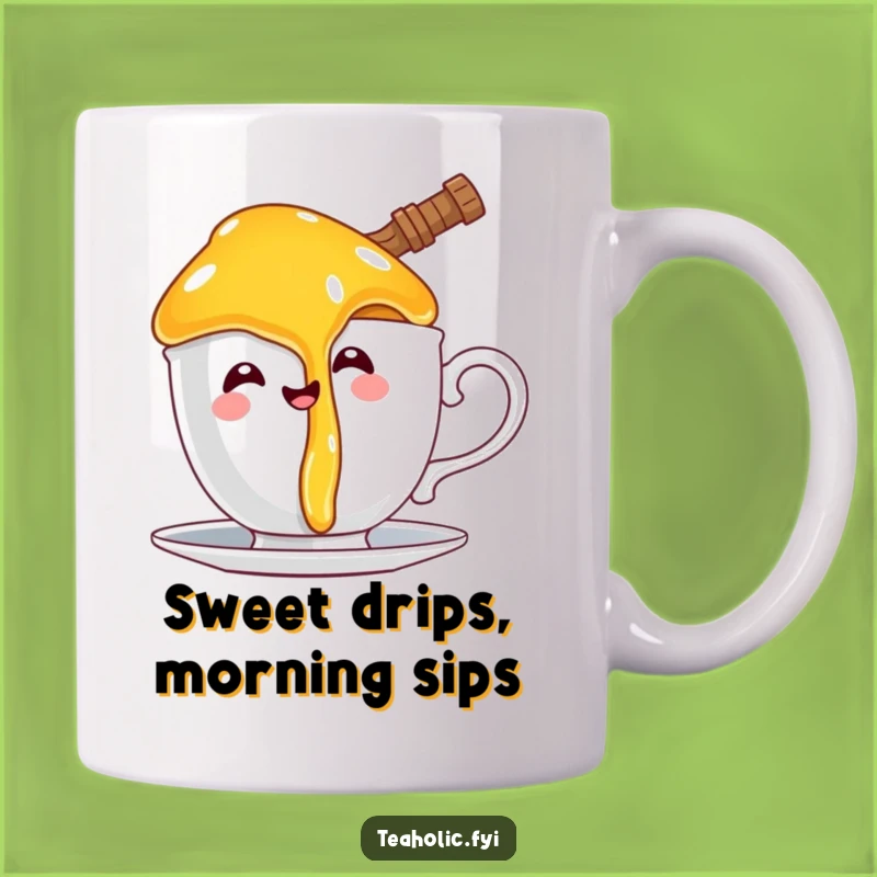 Funny Honey Pot Dripping Mug: A Sweet & Sticky Situation for Tea Lovers