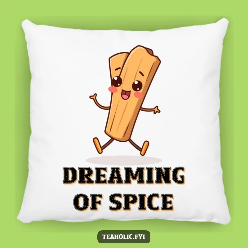 Funny Cinnamon Stick Pillow: Soft March Design for a Hilarious Comfort Gift