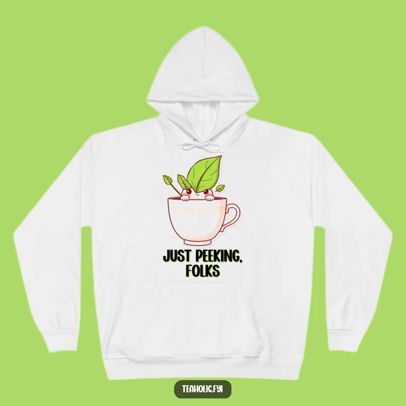 Cozy Funny Curious Tea Leaf Hoodie: Warmth & Whimsy in Every Peek
