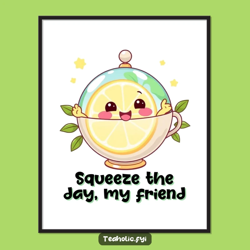 Funny Free Printable Wall Art: Zesty Lemon Globe Decor, Downloadable Art for Bright Spaces