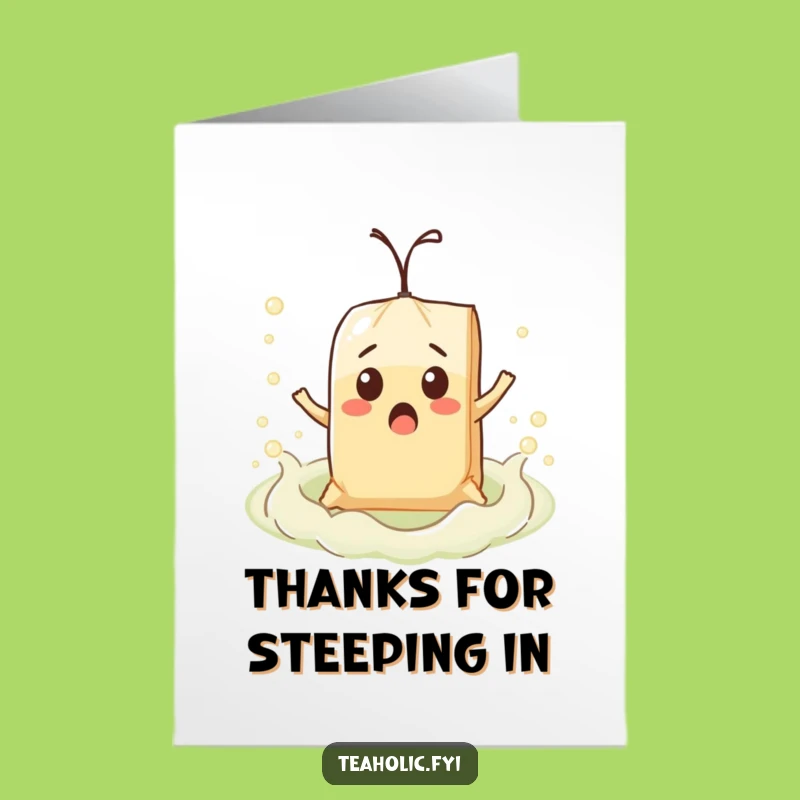 Quirky Teabag Free Printable Thank You Card: A Sea of Thanks Downloadable Gift