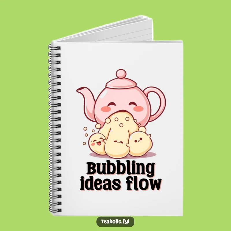 Funny Teapot Bubbles Notebook: Jot Down Imaginative Ideas