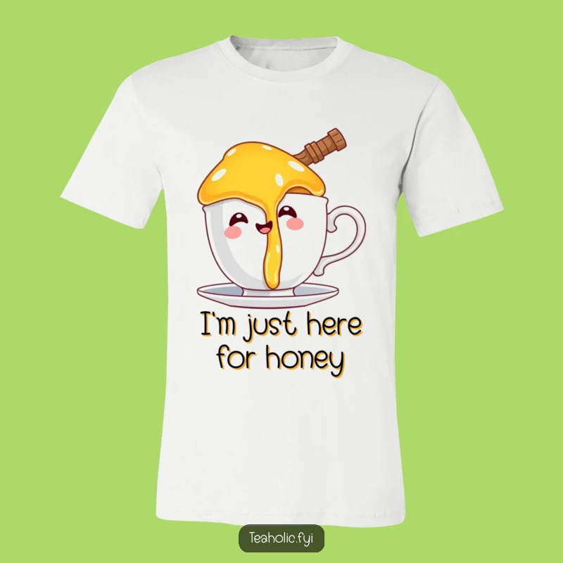 Funny Honey Pot Dripping T-Shirt: A Sweet Messy Design for Comical Moments