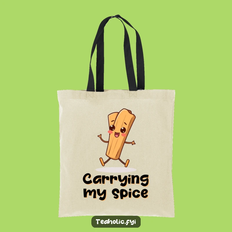 Funny Cinnamon Stick Tote Bag: Marching Design for a Hilarious Everyday Carry Gift