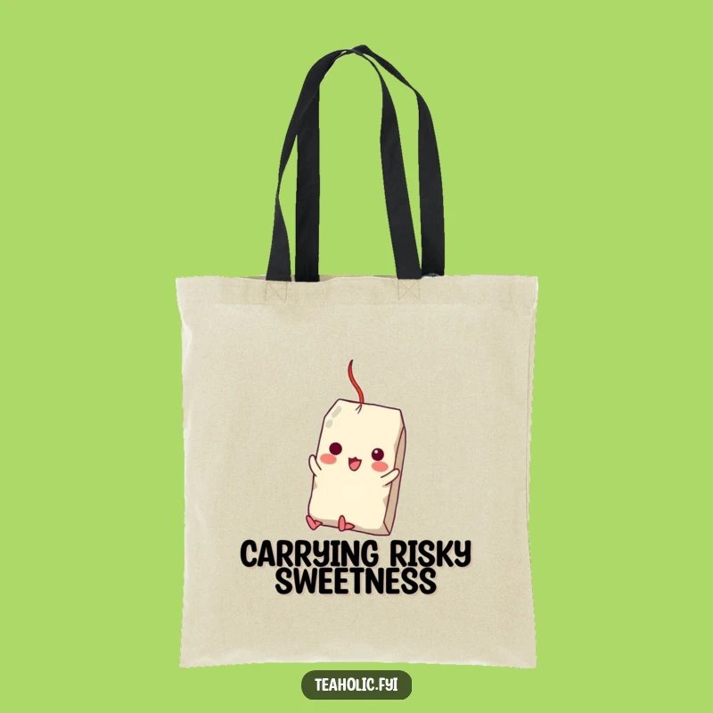 Funny Tea Bag Sugar Cube Swing Tote Bag - Carry Your Laughs!