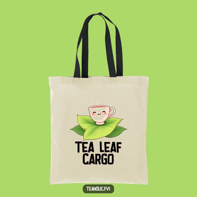 Funny Teacup Floating Tea Leaf Tote Bag: Stylish & Hilarious Accessory Gift